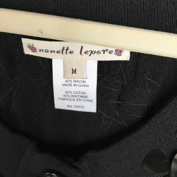 EUC Nanette Lepore Embellished Sweater - Picture 2 of 5